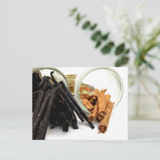 Gewürze Postkarte (Stehend Vorderseite)