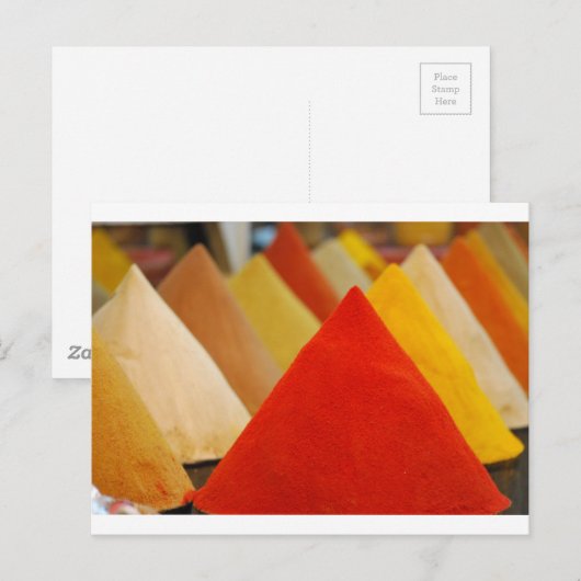 Gewürze Postkarte (Vorne/Hinten)