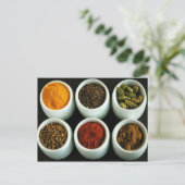 Gewürze Postkarte (Stehend Vorderseite)