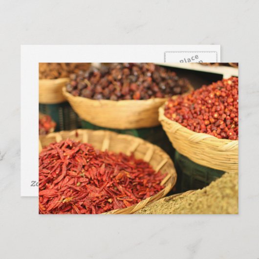 Gewürze Postkarte (Vorne/Hinten)