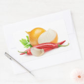 Gewürze Rechteckiger Aufkleber (Umschlag)