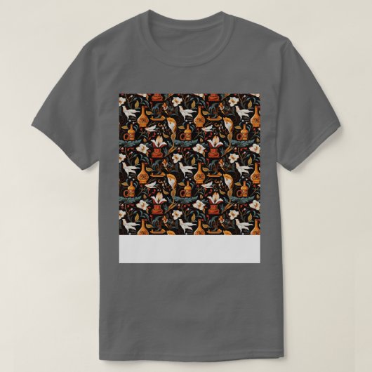 Gewürze Seamless Muster Seasoning Kräutern Jar Ind T-Shirt (Design vorne)