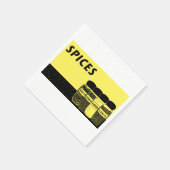 Gewürze Serviette (Ecke)