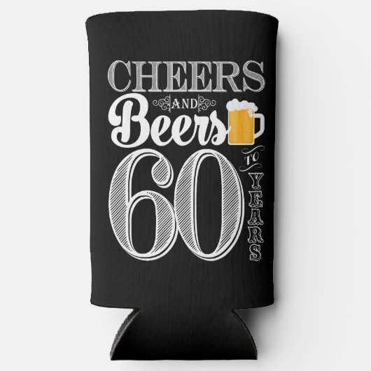 Gewürze und Bier bis 60 Jahre Seltzer Can Cooler Selters Dosenkühler (Vorderseite)