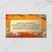 Gewürze und Kräuter | Goldrahmen | Küchengeräte Visitenkarte (Rückseite)