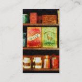 Gewürze Visitenkarte (Rückseite)