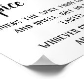 "Gewürzelt: Nennen Sie das Gewürzspiel Brautparty" Poster (Ecke)