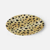 Gewürzflecken Pappteller (Schrägansicht)