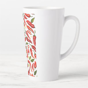 Gewürzheizung: Fiery Thai Chilis Illustration Shee Milchtasse