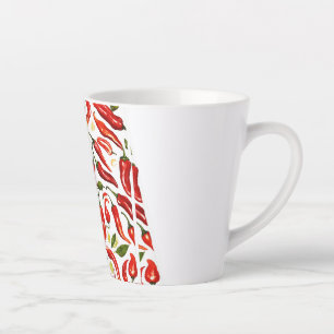 Gewürzheizung: Fiery Thai Chilis Illustration Shee Milchtasse