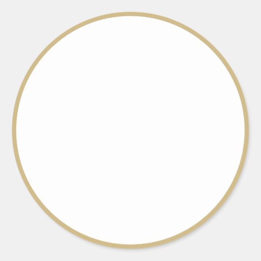 Gewürzjar Imitate Goldrahmen weiß Runder Aufkleber (Vorderseite)