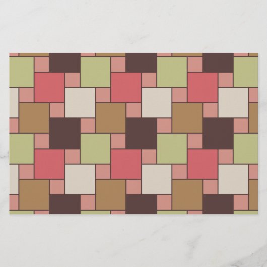 Gewürzkabinett Geometrisch Briefpapier (Vorderseite)