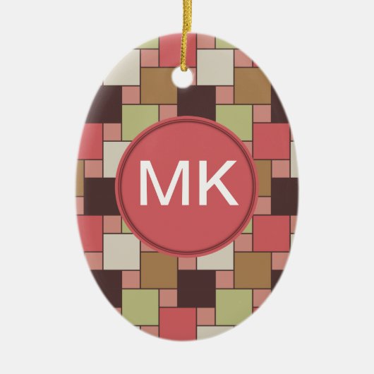 Gewürzkabinett Geometrisch Keramik Ornament (Vorne)