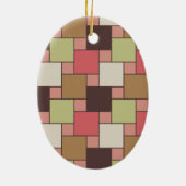 Gewürzkabinett Geometrisch Keramik Ornament (Hinten)