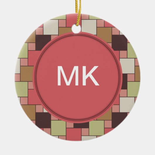 Gewürzkabinett Geometrisch Keramik Ornament (Vorne)