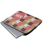 Gewürzkabinett Geometrisch Laptopschutzhülle (Vorne Knopf)