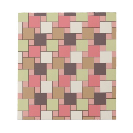 Gewürzkabinett Geometrisch Notizblock (Vorderseite)