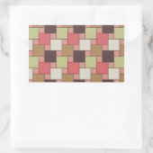 Gewürzkabinett Geometrisch Rechteckiger Aufkleber (Tasche)