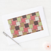 Gewürzkabinett Geometrisch Rechteckiger Aufkleber (Umschlag)