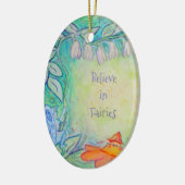 Gewürzkräuter im Garten Gedeckter Oval Keramikornament (Links)