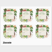 Gewürzkräuter und Gewürzmarken Quadratischer Aufkleber (Blatt)