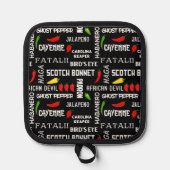 Gewürzküche Hot Chiles jamaikanische Küche Topflappen (Vorderseite)