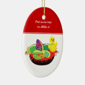 Gewürzküken und Eiern Keramikornament (Rechts)