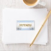 Gewürzmarke blau adressaufkleber (Insitu)