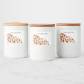 Gewürzmarken Lebensmitteletikett (Flaschen)