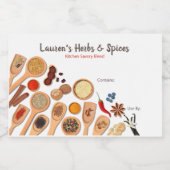 Gewürzmarken Lebensmitteletikett (Einzelnes Label)