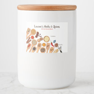 Gewürzmarken Lebensmitteletikett