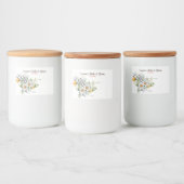 Gewürzmarken Lebensmitteletikett (Flaschen)