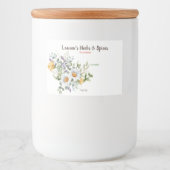 Gewürzmarken Lebensmitteletikett (Vorderseite)