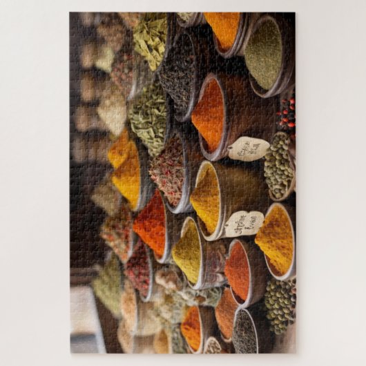 Gewürzmarkt-Ambiente Puzzle (Vertikal)