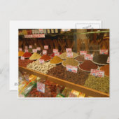 Gewürzmarkt in Venedig Postkarte (Vorne/Hinten)