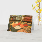 Gewürzmarkt Karte (Gelbe Blume)