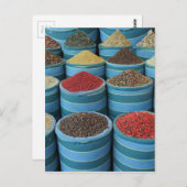 Gewürzmarkt Postkarte (Vorne/Hinten)