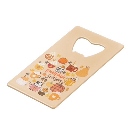 Gewürzpumpensaison Geldbeutel Flaschenöffner (Vorderseite Schrägansicht)