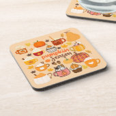 Gewürzpumpensaison Getränkeuntersetzer (Linke Seite)