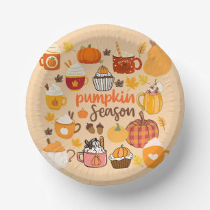 Gewürzpumpensaison Pappteller