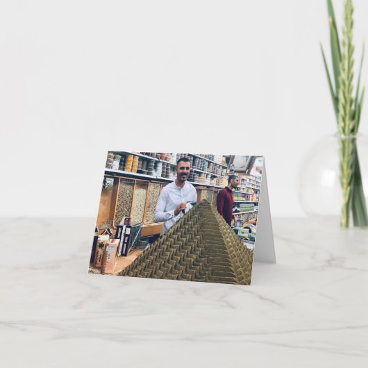 Gewürzpyramide Dankeskarte (Vorderseite)