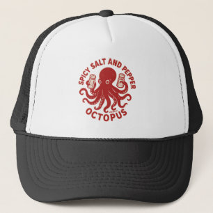 GewürzSalz und Pfeffertopus Fun Design Truckerkappe