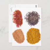 Gewürzsammlung Postkarte (Vorne/Hinten)