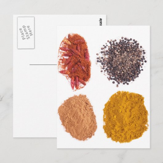 Gewürzsammlung Postkarte (Vorne/Hinten)