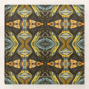 Gewürzstraße Glasuntersetzer