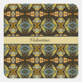 Gewürzstraße Quadratischer Aufkleber