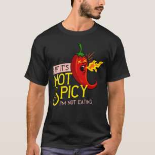Gewürzter Chili Geschenk Jalapeno Habanero Paprik T-Shirt