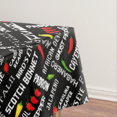 Gewürzter Chili Pepper Pattern | Hot Chiles Tischdecke (Beispiel)