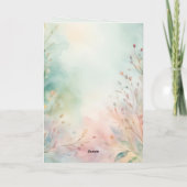 Gewürzter Jeremiah 29:11 Bibelverse Karte (Rückseite)