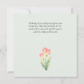 Gewürzter Jeremiah 29:11 Bibelverse Karte (Rückseite)